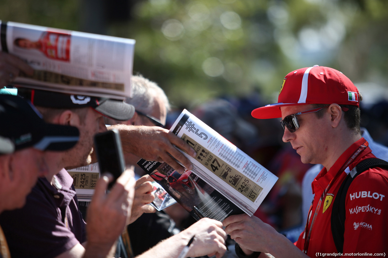GP AUSTRALIA, 22.03.2018 - Kimi Raikkonen (FIN) Ferrari SF71H