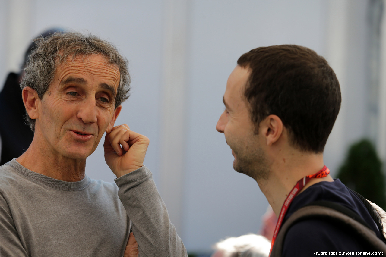GP AUSTRALIA, 22.03.2018 - Alain Prost (FRA) Renault Sport F1 Team Special Advisor e Nicola Todt (FRA)