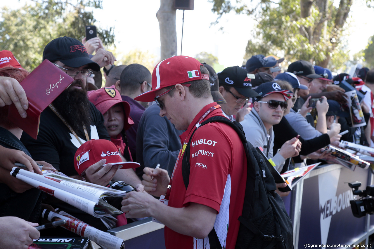 GP AUSTRALIA, 22.03.2018 - Kimi Raikkonen (FIN) Ferrari SF71H