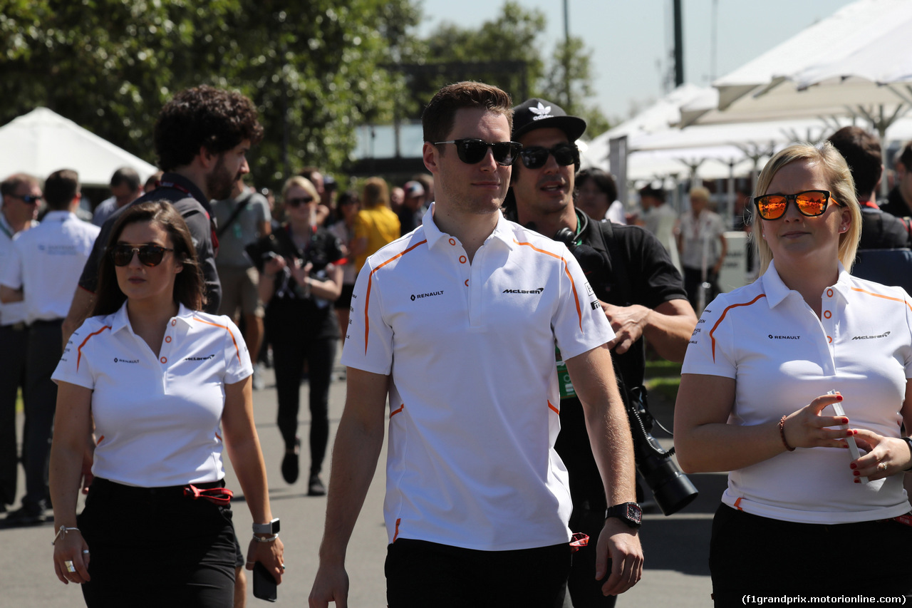 GP AUSTRALIA, 22.03.2018 - Stoffel Vandoorne (BEL) McLaren MCL33