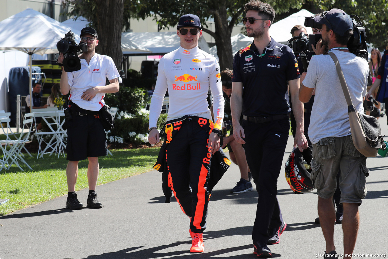 GP AUSTRALIA, 22.03.2018 - Max Verstappen (NED) Red Bull Racing RB14
