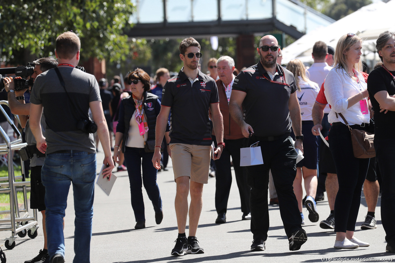 GP AUSTRALIA, 22.03.2018 - Romain Grosjean (FRA) Haas F1 Team VF-18