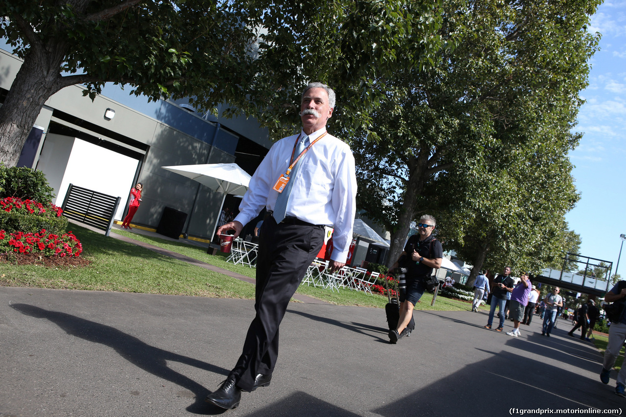 GP AUSTRALIA, 22.03.2018 - Chase Carey (USA) Formula One Group Chairman