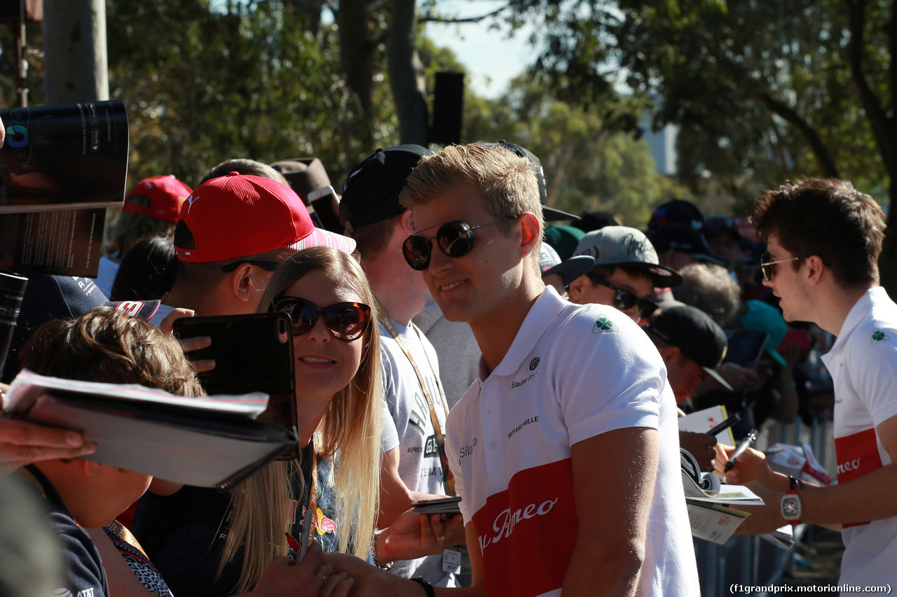 GP AUSTRALIA, 22.03.2018 - Marcus Ericsson (SUE) Sauber C37