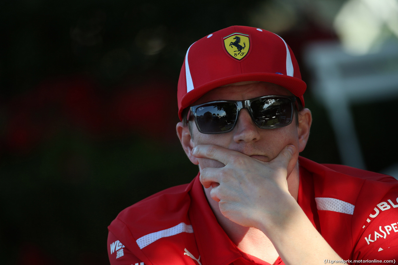 GP AUSTRALIA, 22.03.2018 -  Kimi Raikkonen (FIN) Ferrari SF71H