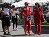 GP AUSTRALIA, 22.03.2018 - Kimi Raikkonen (FIN) Ferrari SF71H e Stefania Boccoli (ITA) Ferrari PR Officer