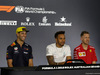 GP AUSTRALIA, 22.03.2018 - Conferenza Stampa, Daniel Ricciardo (AUS) Red Bull Racing RB14, Lewis Hamilton (GBR) Mercedes AMG F1 W09 e Sebastian Vettel (GER) Ferrari SF71H