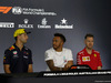 GP AUSTRALIA, 22.03.2018 - Conferenza Stampa, Daniel Ricciardo (AUS) Red Bull Racing RB14, Lewis Hamilton (GBR) Mercedes AMG F1 W09 e Sebastian Vettel (GER) Ferrari SF71H