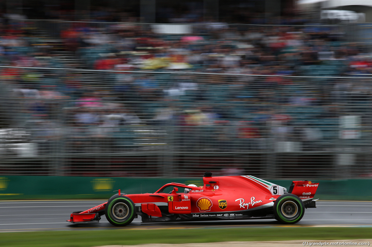 GP AUSTRALIA, 24.03.2018 - Prove Libere 3, Sebastian Vettel (GER) Ferrari SF71H