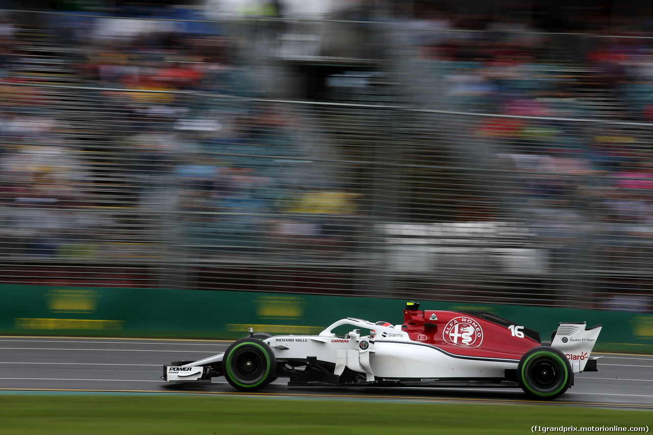 GP AUSTRALIA, 24.03.2018 - Prove Libere 3, Charles Leclerc (MON) Sauber C37