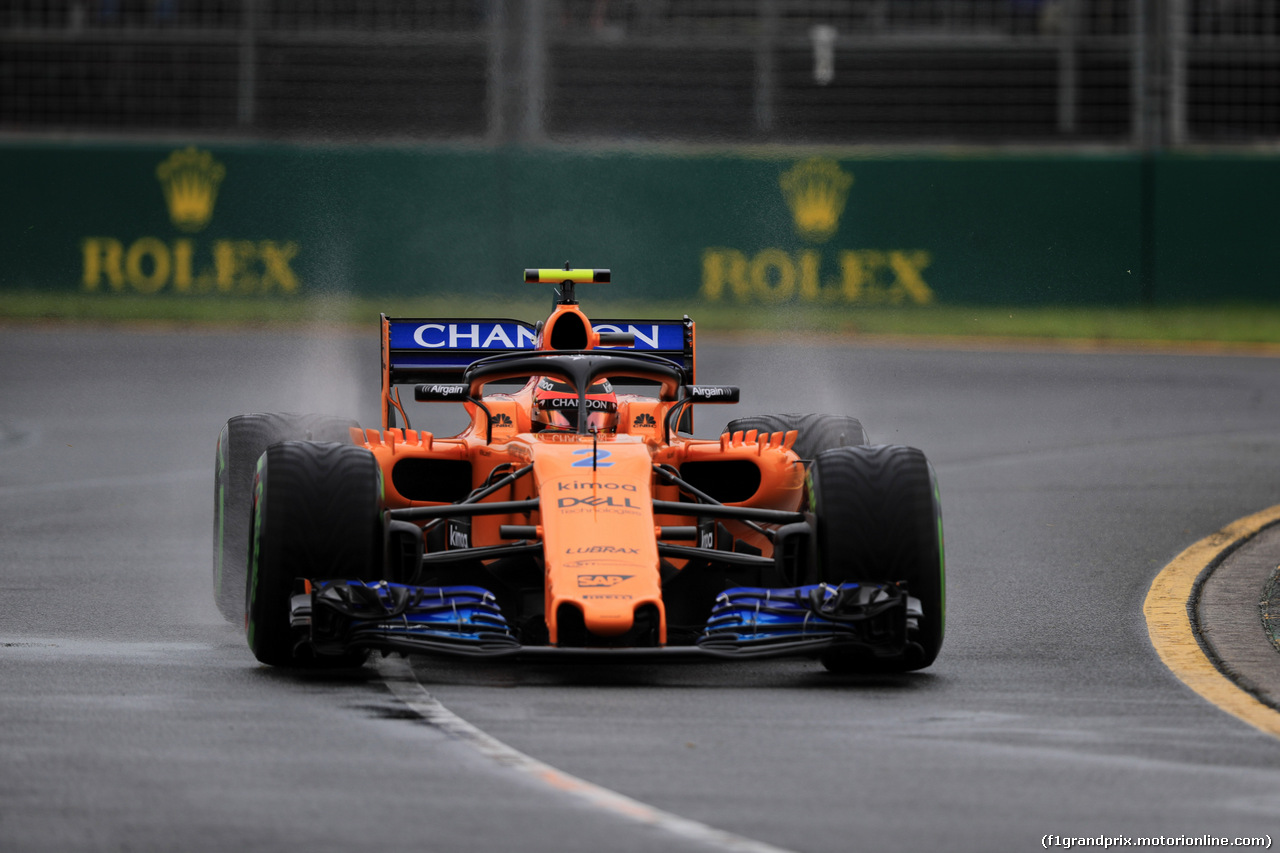 GP AUSTRALIA, 24.03.2018 - Prove Libere 3, Stoffel Vandoorne (BEL) McLaren MCL33