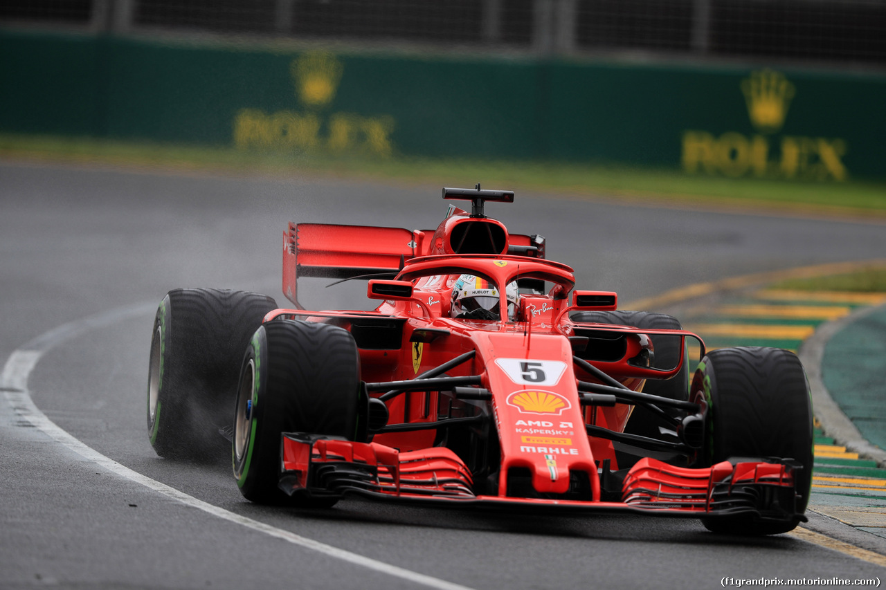 GP AUSTRALIA, 24.03.2018 - Prove Libere 3, Sebastian Vettel (GER) Ferrari SF71H