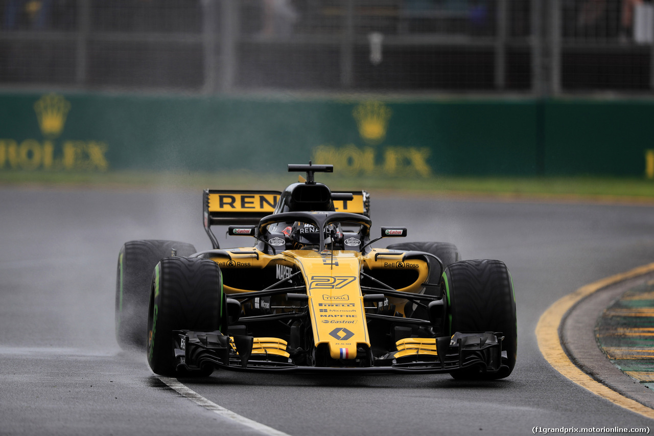 GP AUSTRALIA, 24.03.2018 - Prove Libere 3, Nico Hulkenberg (GER) Renault Sport F1 Team RS18