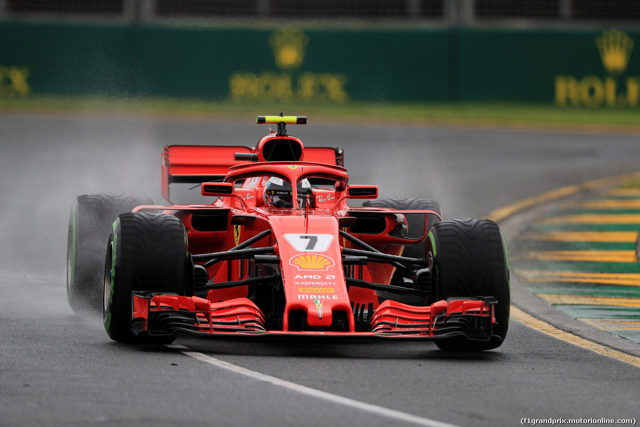 GP AUSTRALIA, 24.03.2018 - Prove Libere 3, Kimi Raikkonen (FIN) Ferrari SF71H