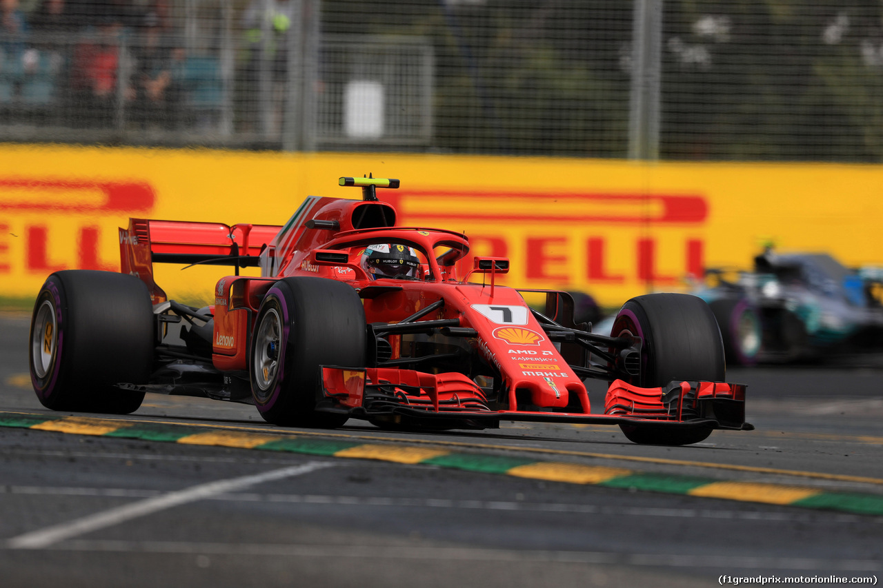 GP AUSTRALIA, 24.03.2018 - Prove Libere 3, Kimi Raikkonen (FIN) Ferrari SF71H