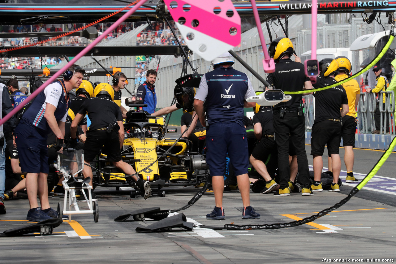 GP AUSTRALIA, 24.03.2018 - Prove Libere 3, Nico Hulkenberg (GER) Renault Sport F1 Team RS18