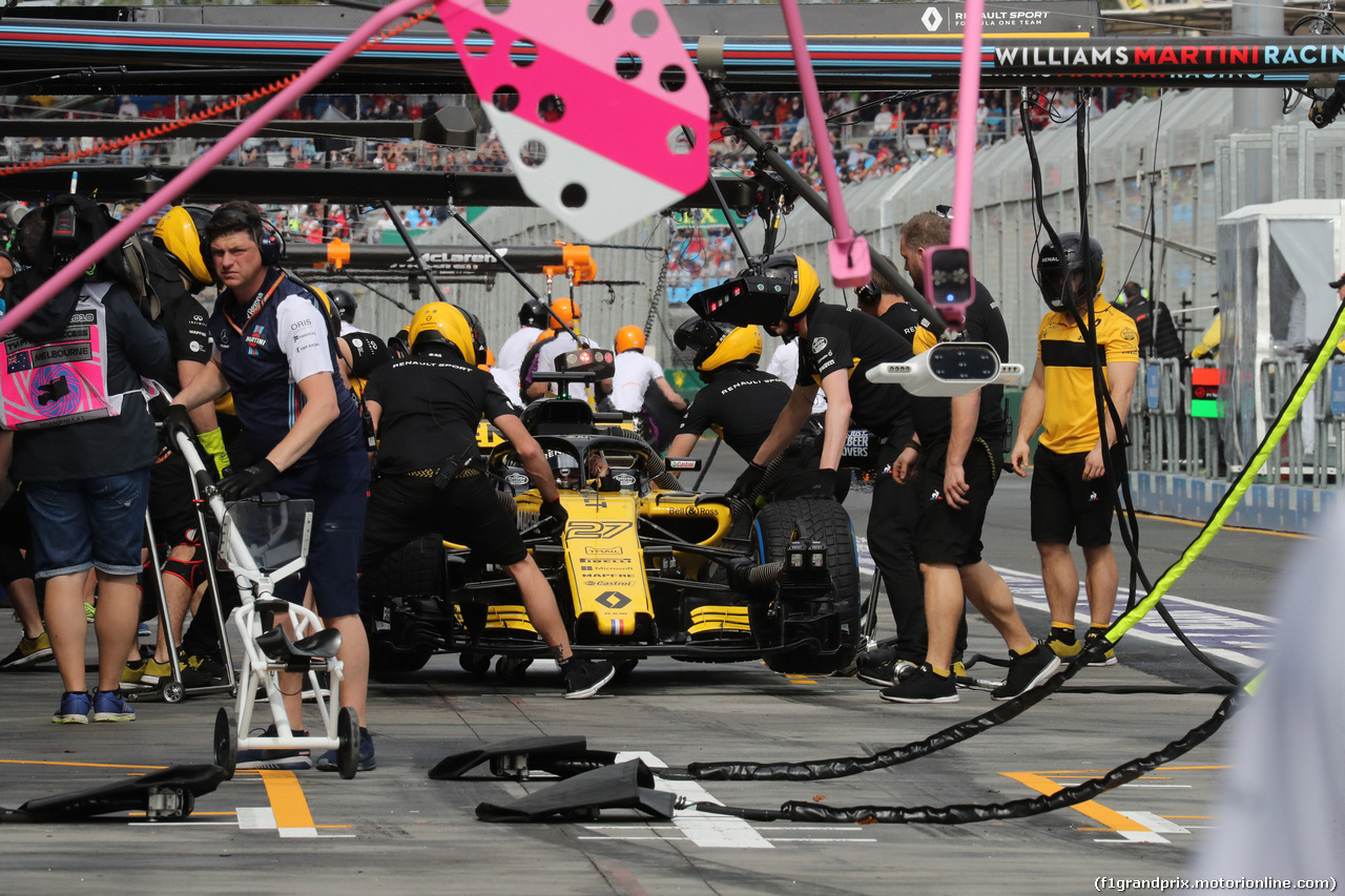 GP AUSTRALIA, 24.03.2018 - Prove Libere 3, Nico Hulkenberg (GER) Renault Sport F1 Team RS18