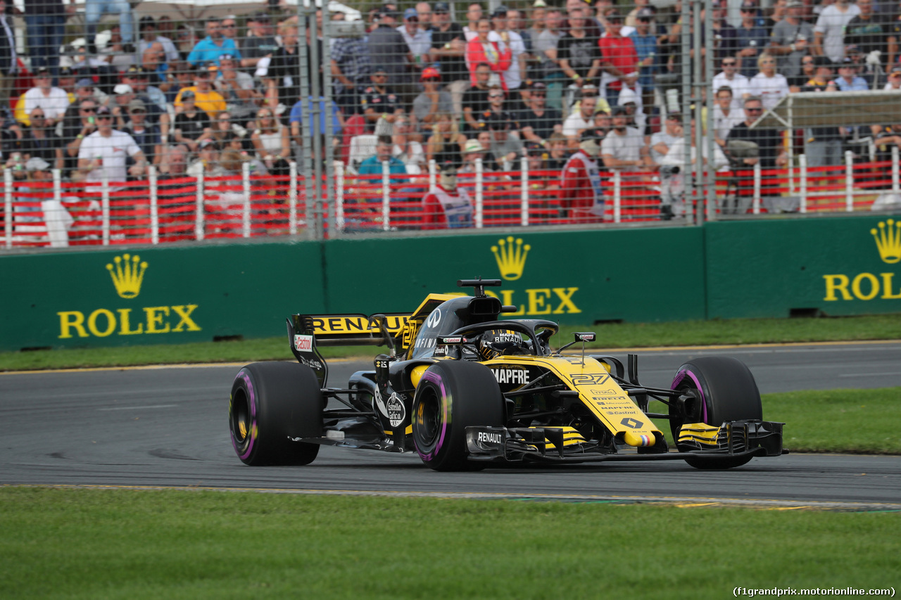 GP AUSTRALIA, 24.03.2018 - Qualifiche, Nico Hulkenberg (GER) Renault Sport F1 Team RS18
