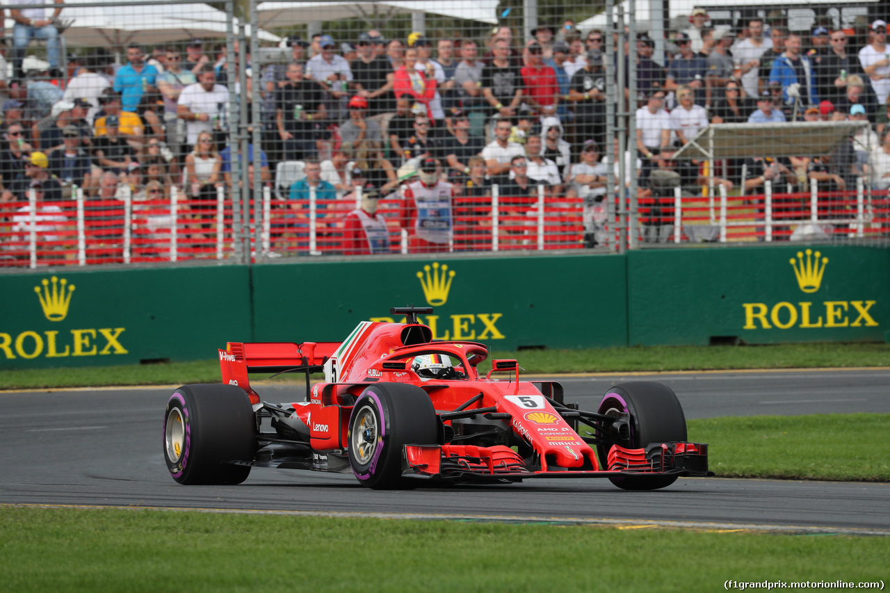 GP AUSTRALIA, 24.03.2018 - Qualifiche, Sebastian Vettel (GER) Ferrari SF71H
