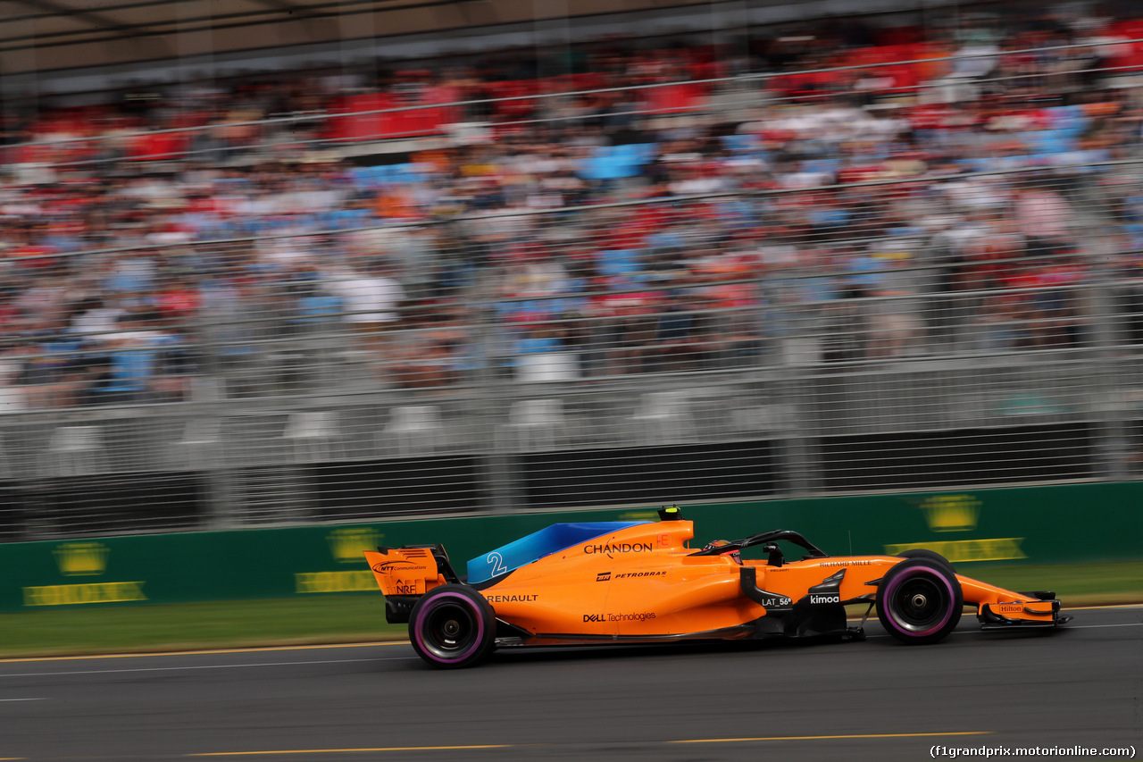 GP AUSTRALIA, 24.03.2018 - Qualifiche, Stoffel Vandoorne (BEL) McLaren MCL33