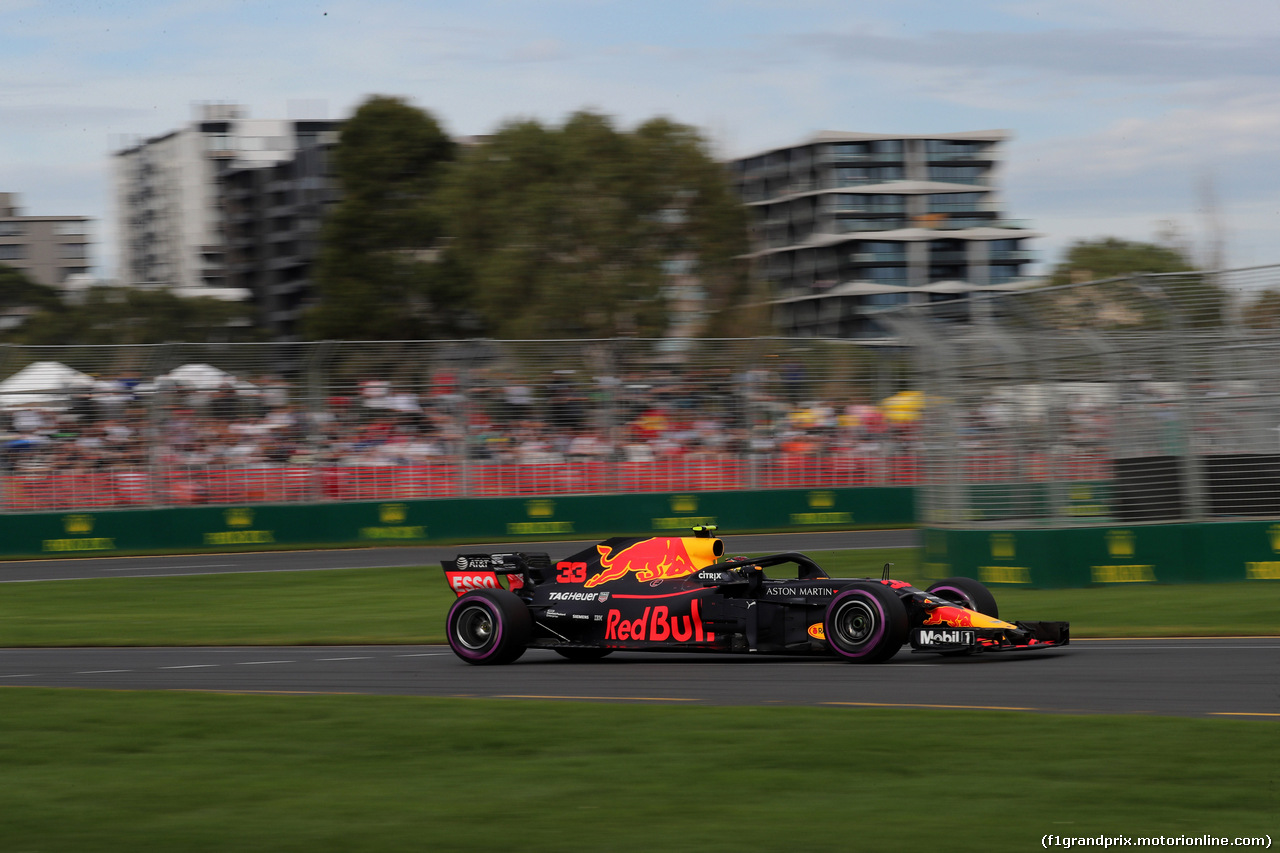 GP AUSTRALIA, 24.03.2018 - Qualifiche, Max Verstappen (NED) Red Bull Racing RB14
