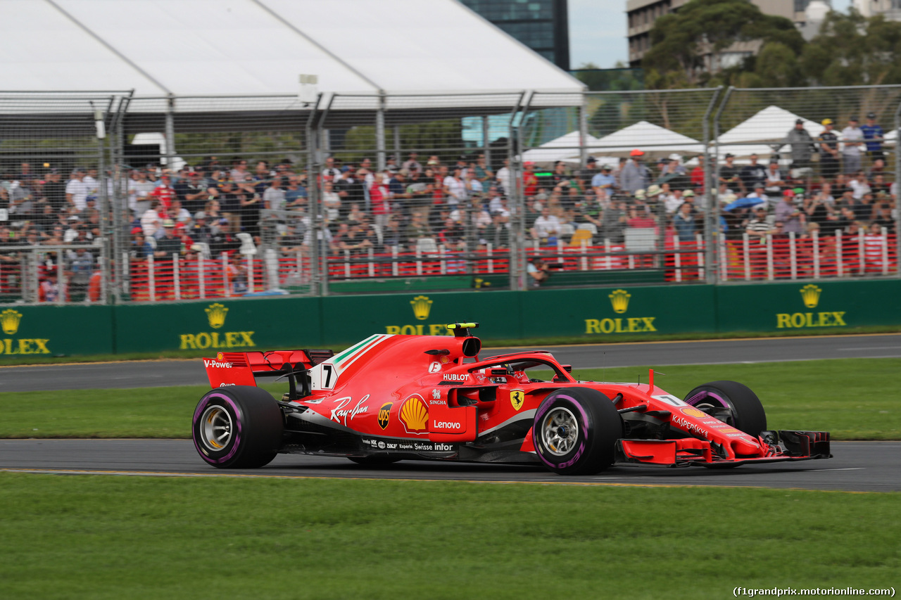 GP AUSTRALIA, 24.03.2018 - Qualifiche, Kimi Raikkonen (FIN) Ferrari SF71H