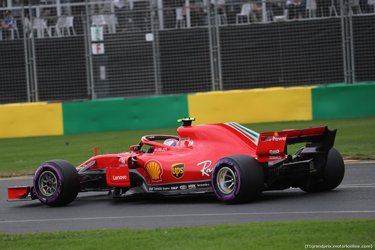 GP AUSTRALIA, 24.03.2018 - Qualifiche, Kimi Raikkonen (FIN) Ferrari SF71H