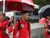 GP AUSTRALIA, 24.03.2018 - Britta Roeske (AUT) Ferrari Press Officer e Sebastian Vettel (GER) Ferrari SF71H