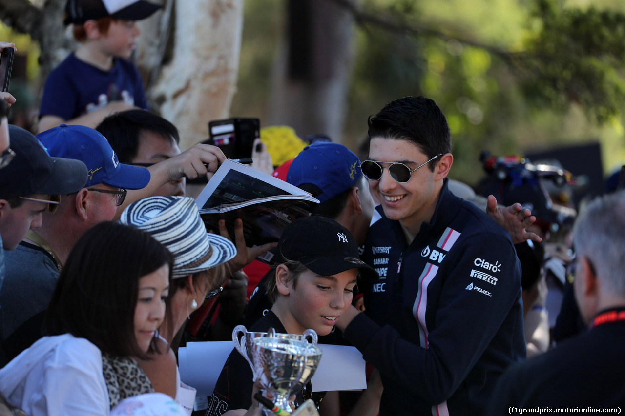 GP AUSTRALIA, 23.03.2018 - Esteban Ocon (FRA) Sahara Force India F1 VJM11
