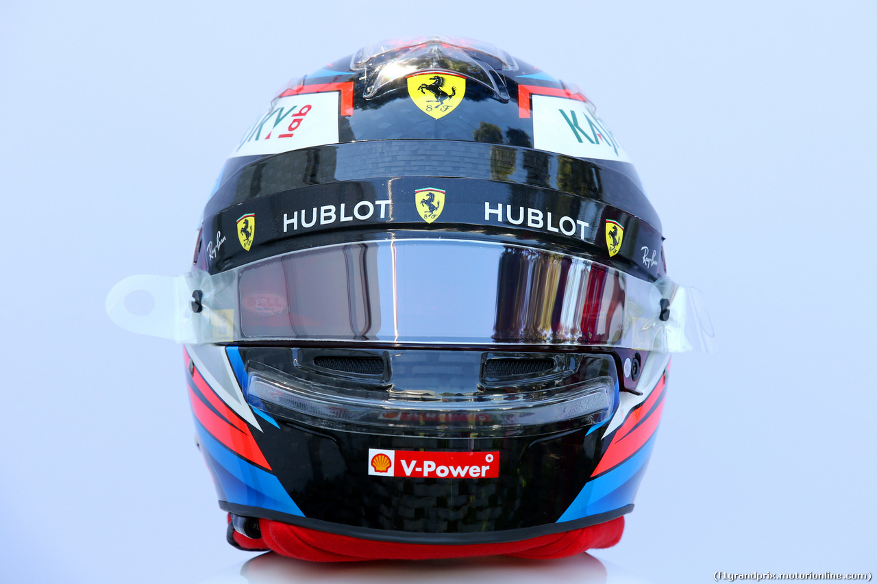 GP AUSTRALIA, 23.03.2018 - The helmet of Kimi Raikkonen (FIN) Ferrari SF71H