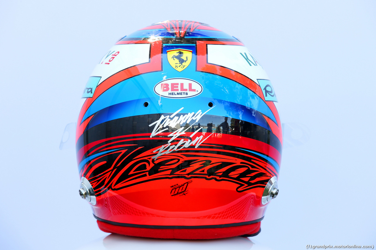 GP AUSTRALIA, 23.03.2018 - The helmet of Kimi Raikkonen (FIN) Ferrari SF71H