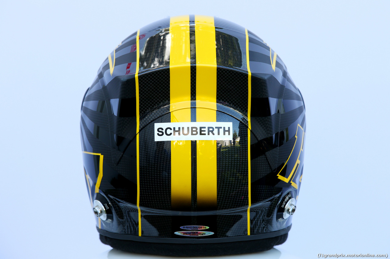 GP AUSTRALIA, 23.03.2018 - The helmet of Nico Hulkenberg (GER) Renault Sport F1 Team RS18