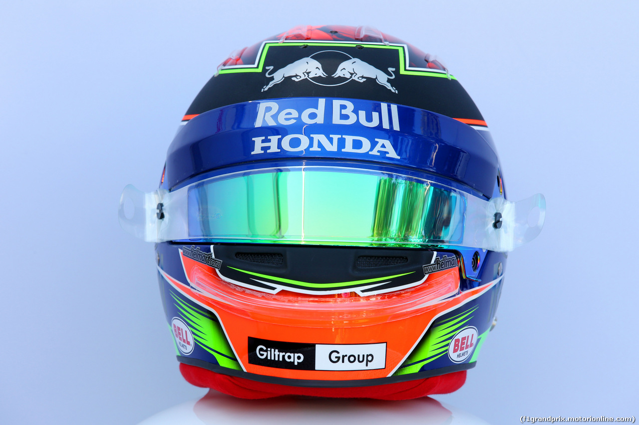 GP AUSTRALIA, 23.03.2018 - The helmet of Brendon Hartley (NZL) Scuderia Toro Rosso STR13