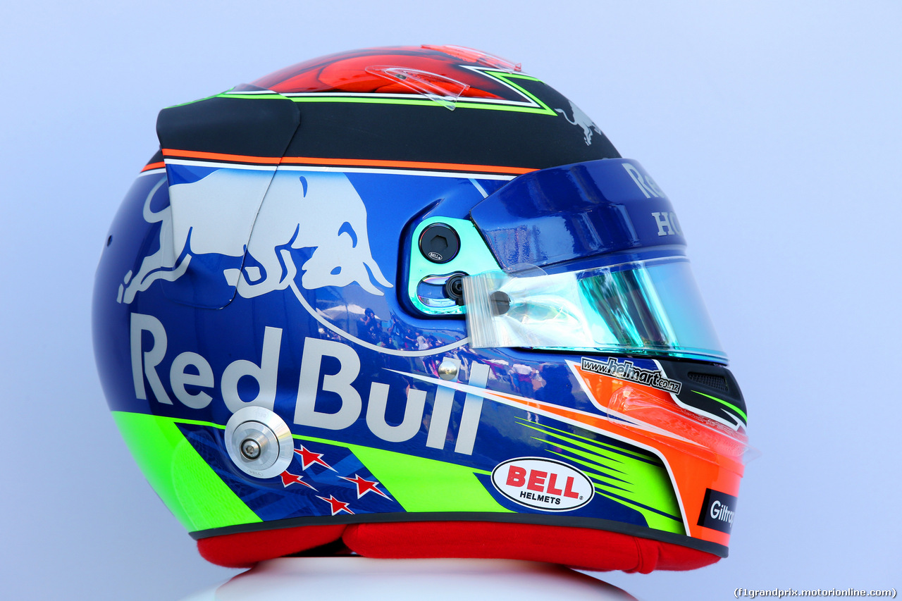 GP AUSTRALIA, 23.03.2018 - The helmet of Brendon Hartley (NZL) Scuderia Toro Rosso STR13