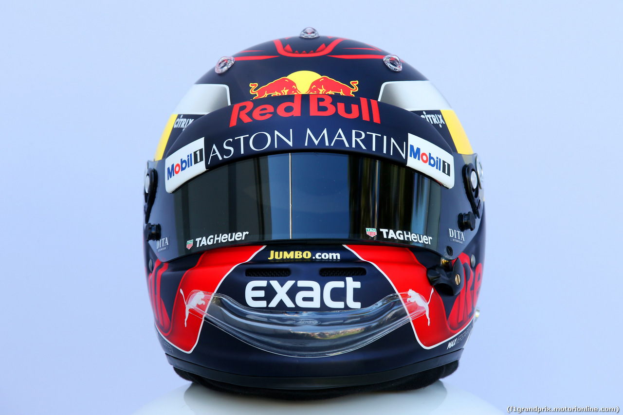 GP AUSTRALIA, 23.03.2018 - The helmet of Max Verstappen (NED) Red Bull Racing RB14