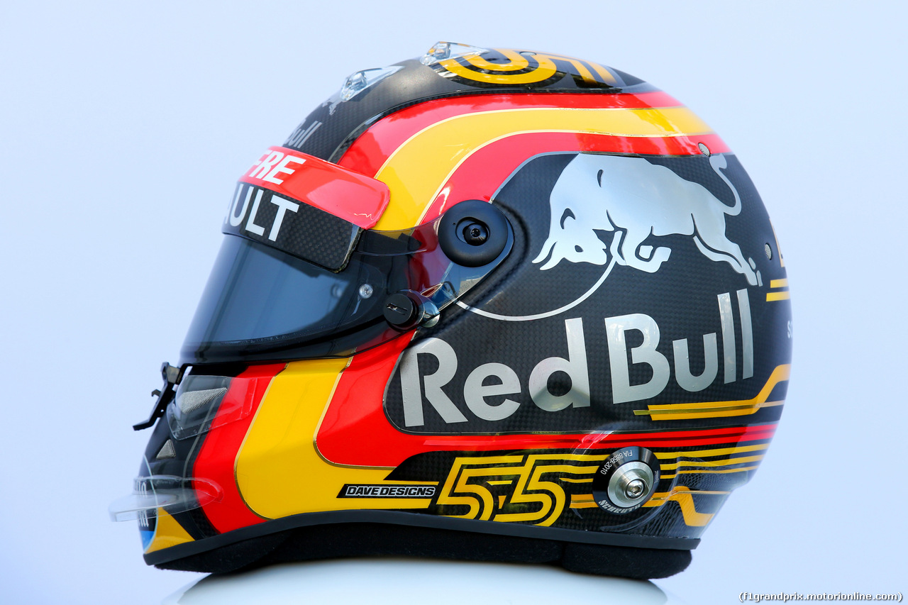 GP AUSTRALIA, 23.03.2018 - The helmet of Carlos Sainz Jr (ESP) Renault Sport F1 Team RS18