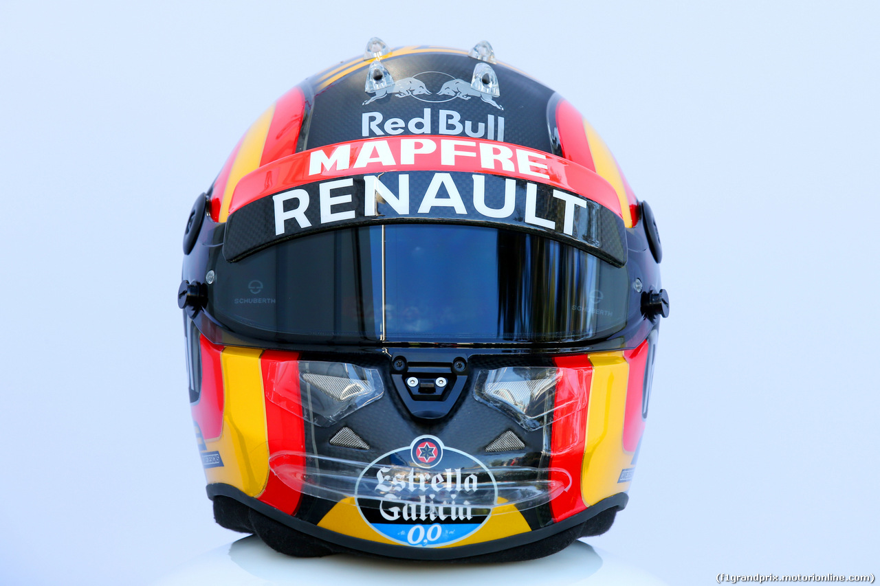 GP AUSTRALIA, 23.03.2018 - The helmet of Carlos Sainz Jr (ESP) Renault Sport F1 Team RS18