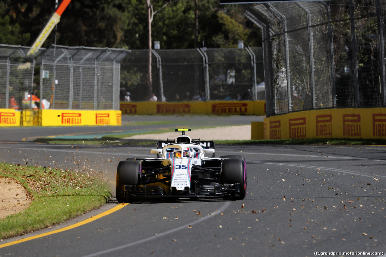 GP AUSTRALIA, 23.03.2018 - Prove Libere 1, Sergey Sirotkin (RUS) Williams FW41