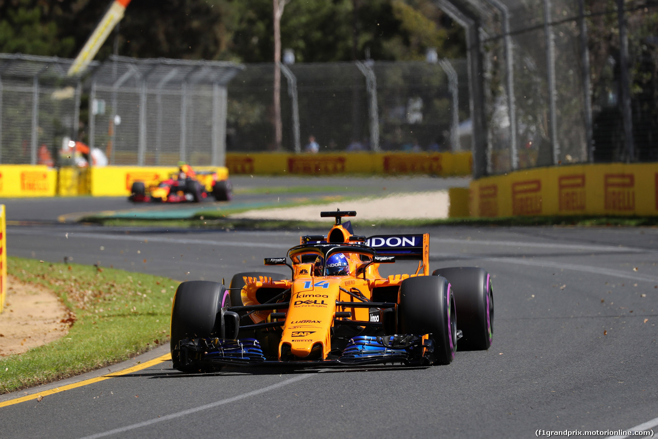 GP AUSTRALIA, 23.03.2018 - Prove Libere 1, Fernando Alonso (ESP) McLaren MCL33