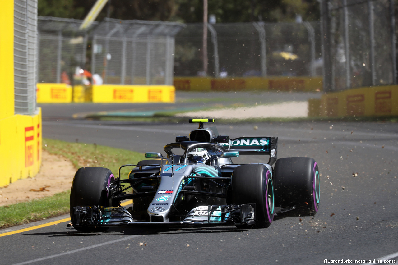 GP AUSTRALIA, 23.03.2018 - Prove Libere 1, Valtteri Bottas (FIN) Mercedes AMG F1 W09