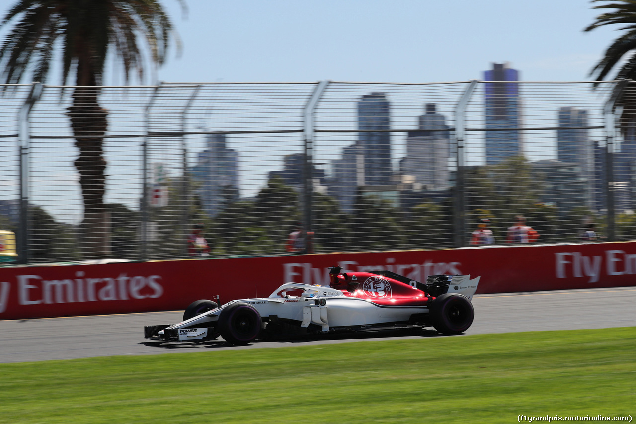 GP AUSTRALIA, 23.03.2018 - Prove Libere 1, Marcus Ericsson (SUE) Sauber C37