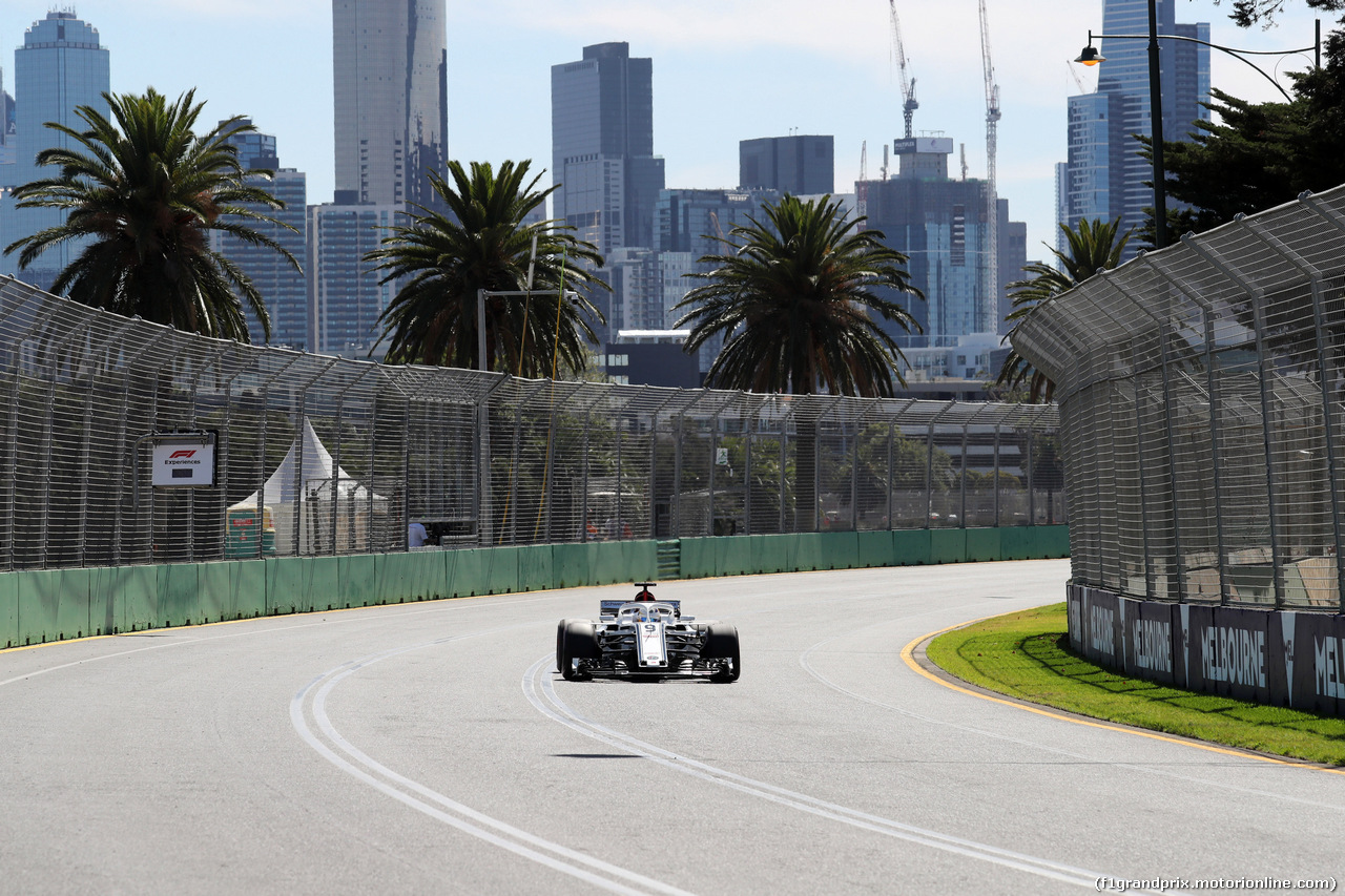 GP AUSTRALIA, 23.03.2018 - Prove Libere 1, Marcus Ericsson (SUE) Sauber C37
