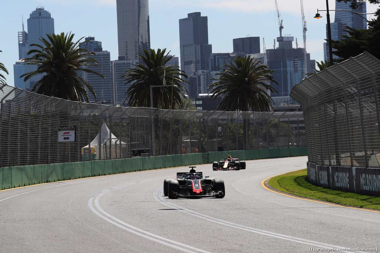 GP AUSTRALIA, 23.03.2018 - Prove Libere 1, Romain Grosjean (FRA) Haas F1 Team VF-18