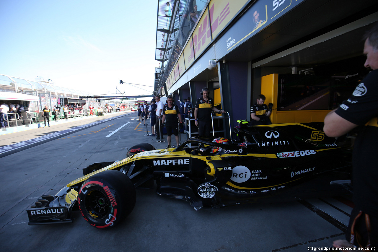 GP AUSTRALIA, 23.03.2018 - Prove Libere 1, Carlos Sainz Jr (ESP) Renault Sport F1 Team RS18