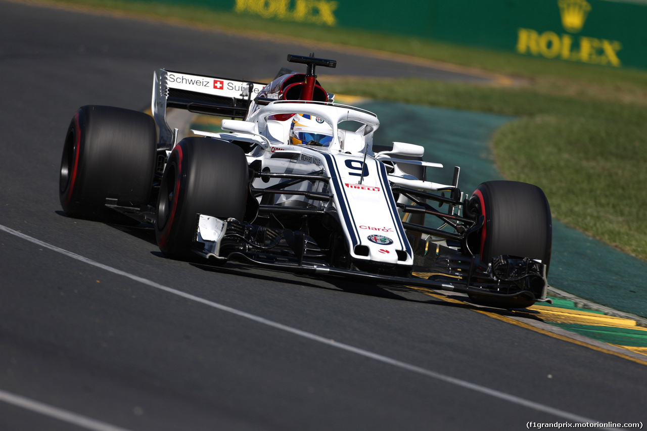 GP AUSTRALIA, 23.03.2018 - Prove Libere 1, Marcus Ericsson (SUE) Sauber C37