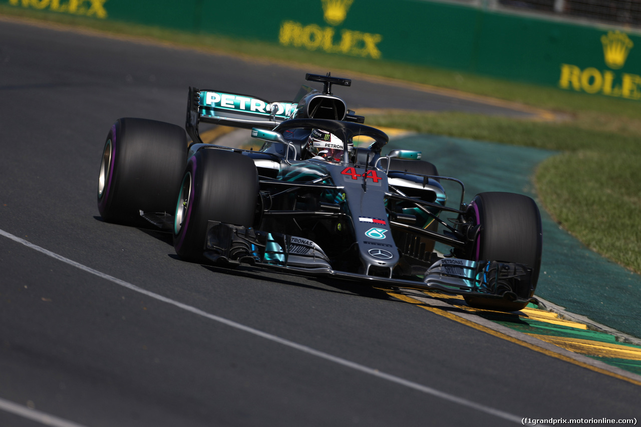 GP AUSTRALIA, 23.03.2018 - Prove Libere 1, Lewis Hamilton (GBR) Mercedes AMG F1 W09