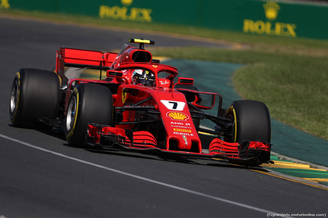 GP AUSTRALIA, 23.03.2018 - Prove Libere 1, Kimi Raikkonen (FIN) Ferrari SF71H