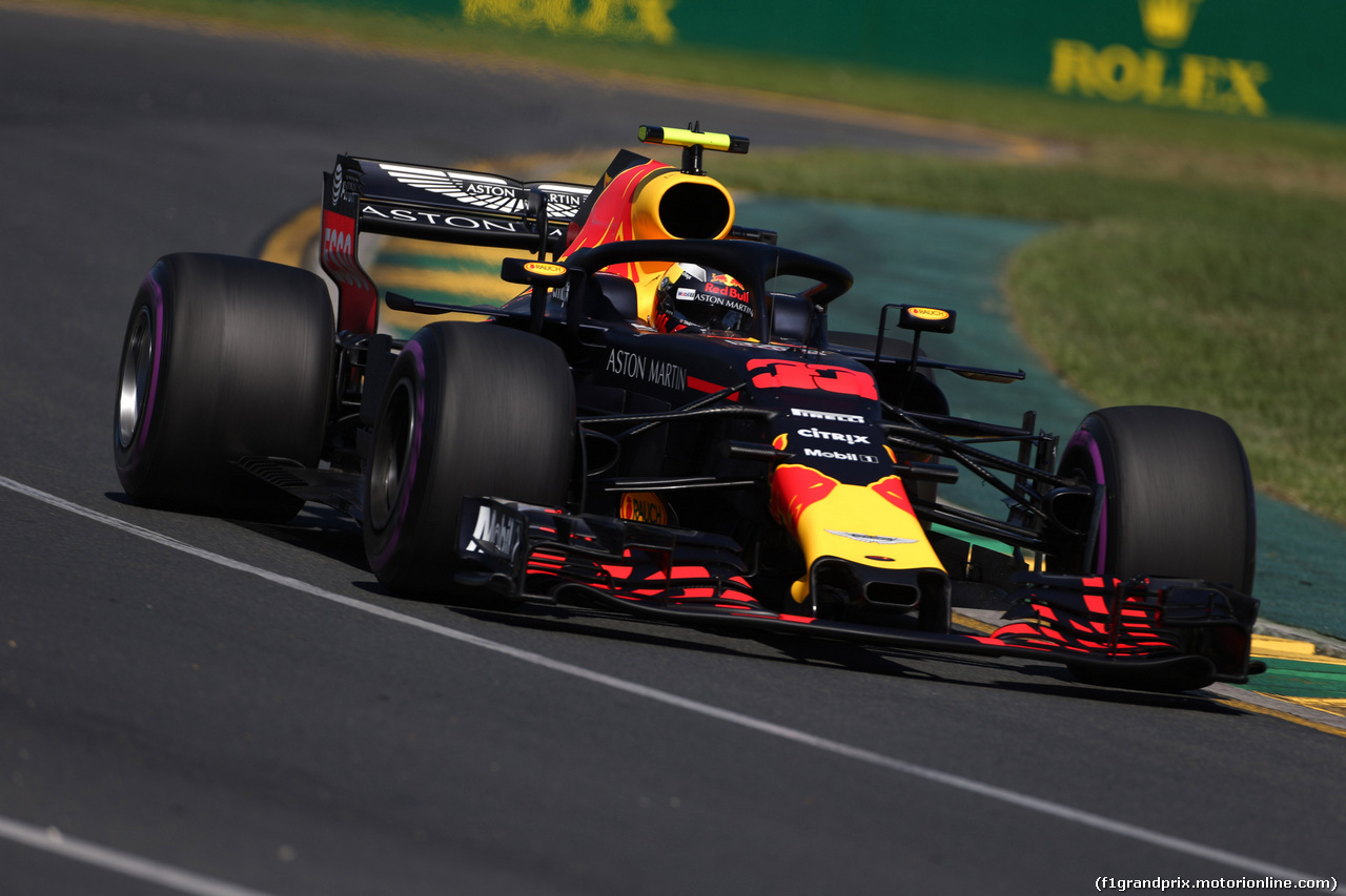 GP AUSTRALIA, 23.03.2018 - Prove Libere 1, Max Verstappen (NED) Red Bull Racing RB14