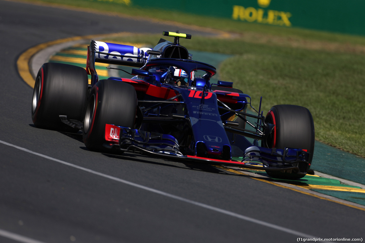 GP AUSTRALIA, 23.03.2018 - Prove Libere 1, Pierre Gasly (FRA) Scuderia Toro Rosso STR13