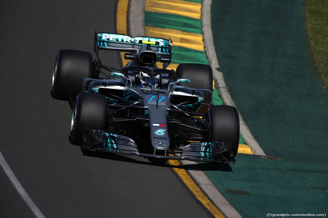 GP AUSTRALIA, 23.03.2018 - Prove Libere 1, Valtteri Bottas (FIN) Mercedes AMG F1 W09